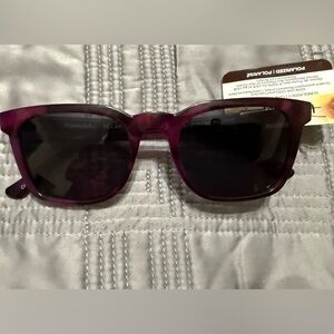 Panama Jack Purple Tortoise Shell Women’s Polarized Scratch Resistant Sunglasses